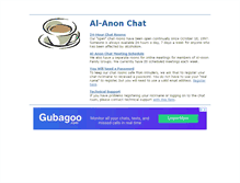 Tablet Screenshot of alanonchat.org